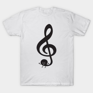 Treble Clef | by queenie's cards T-Shirt